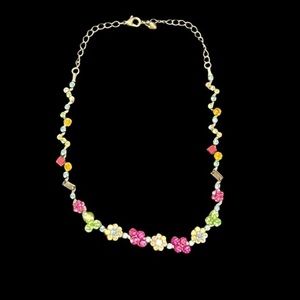 BRILLIANT Crystal‎ Flower Necklace